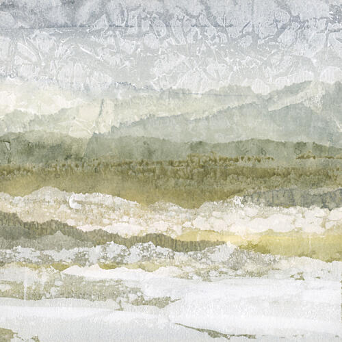 Misty Mountain Layers Art Print