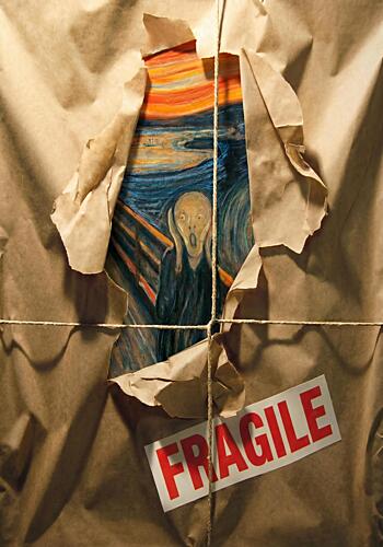 Fragile Scream Art Print by Dikhotomy