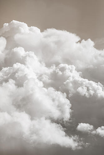 Sandy Clouds Art Print