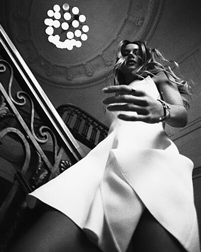 Grand Staircase Glamour Art Print by Steffen Lauterbach