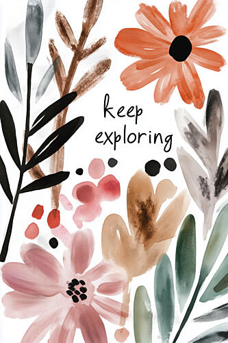 Keepexploringno01 Art Print