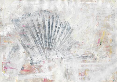 Faded Fan Abstract Art Print
