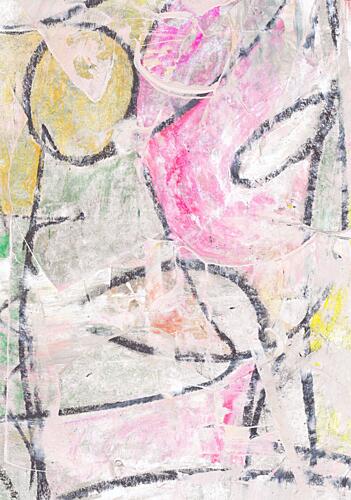 Vibrant Abstract Strokes Art Print