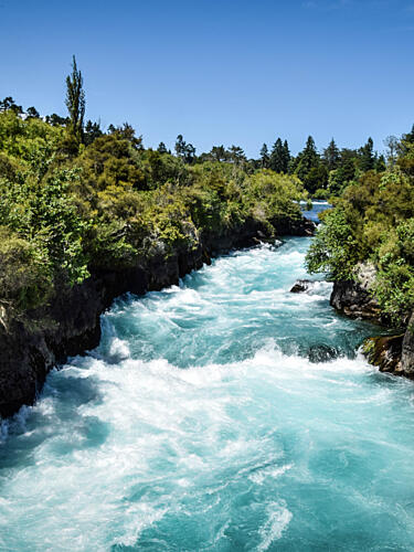 Rushing Turquoise River Art Print