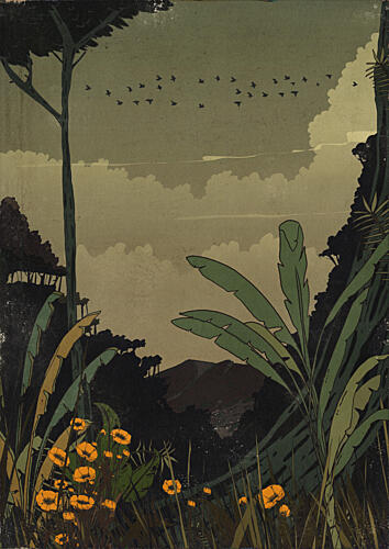Lush Jungle Vista Art Print