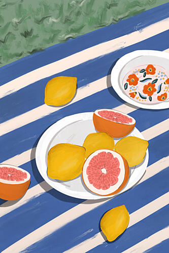 Fruitypicnic Art Print