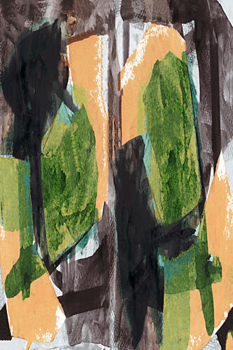 Abstract Earth Layers Art Print by Cartissi