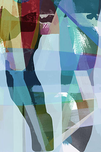 Dynamic Abstract Legs Art Print by Cartissi