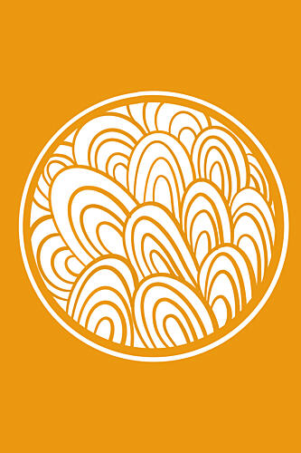 Goldenorbit Gold Print
