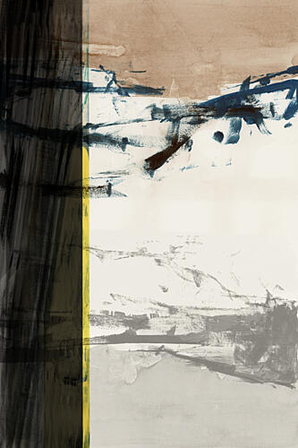 Modern Abstract Landscape Art Print by Cartissi