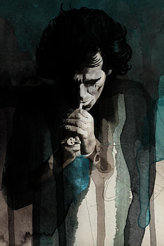 Dark Contemplation Art Print by David Diehl