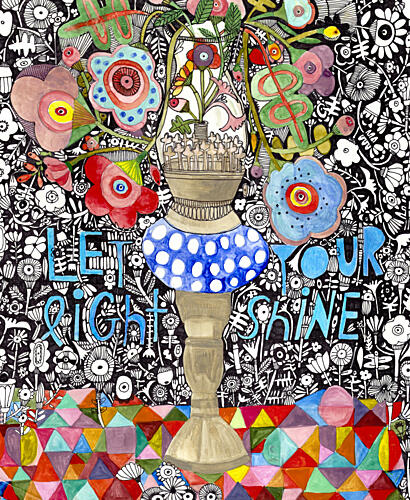 Let Your Light Shine Art Print by Sharon Nullmeyer