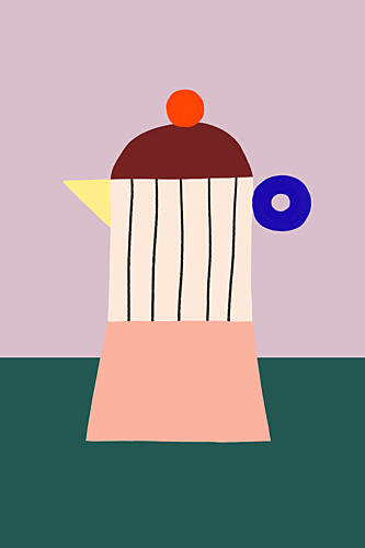 Modern Moka Pot Art Print