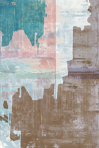 Textured Abstract Layers Art Print by Cartissi