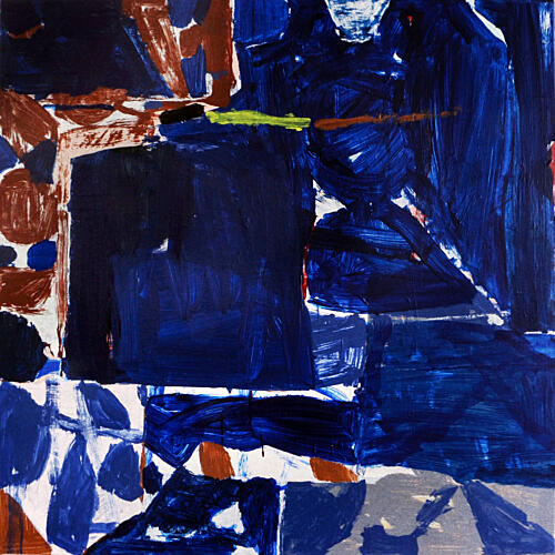 Deep Blue Abstraction Art Print by Vered Gersztenkorn