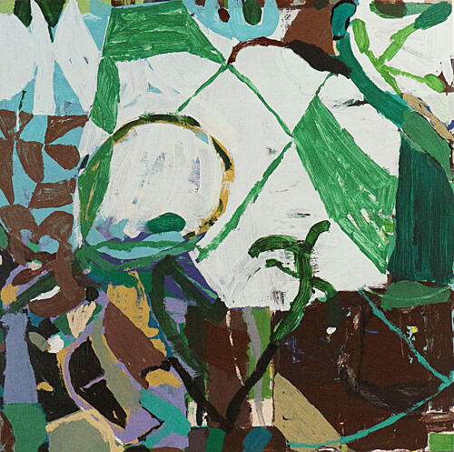 Abstract Geometric Green Art Print by Vered Gersztenkorn