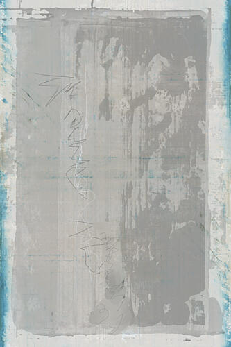 Weathered Blue Gray Art Print by Cartissi