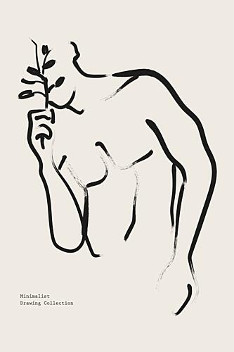 Minimalistdrawingcollectionno05 Art Print
