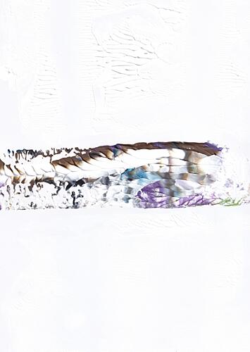 Abstract Horizon Blend Art Print