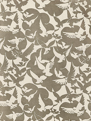 Doves in Flight Pattern Art Print