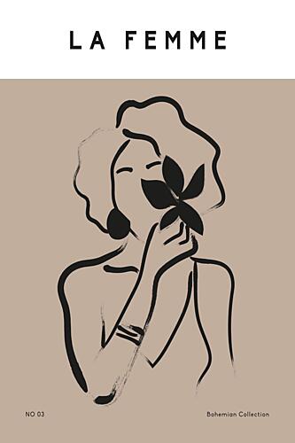 Lafemmeportrait Art Print