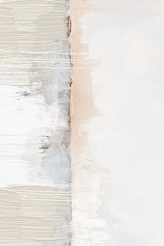Soft Neutral Abstract Art Print