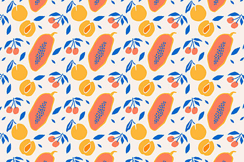 Fruitpatternno20 Art Print