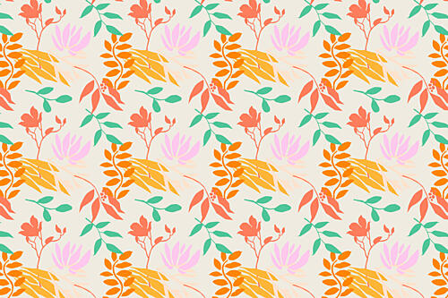 Leafspatternno14 Art Print