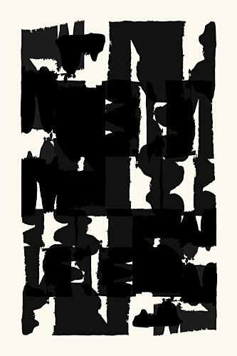 Bold Abstract Forms Art Print by Cartissi