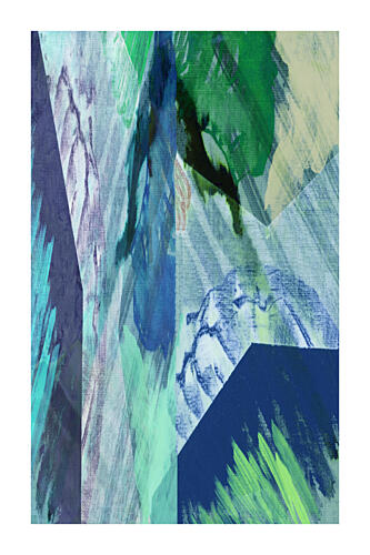 Modern Abstract Landscape Art Print by Cartissi