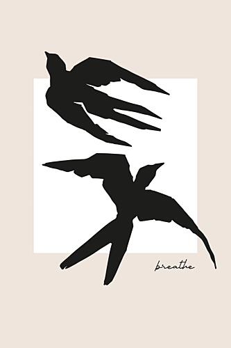 Breathebirds Art Print