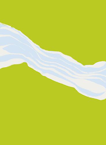 Green River Flow Art Print