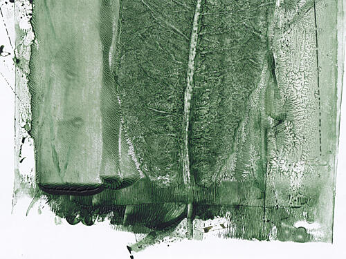 Abstract Green Forest Art Print