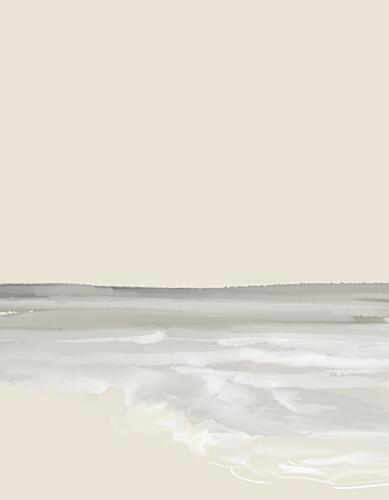 Serene Abstract Seascape Art Print