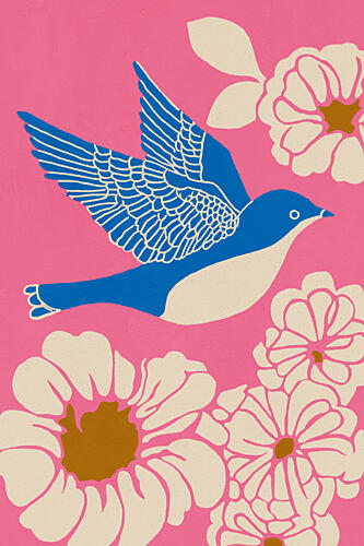 Bluebird Art Print