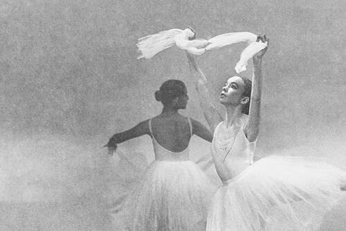 Ballet Dancers Grace Art Print by Desislava Ignatova