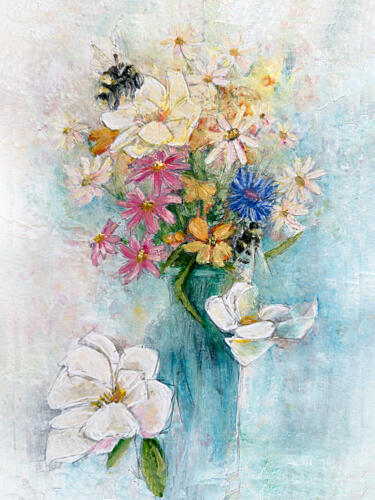 Colorful Spring Bouquet Art Print