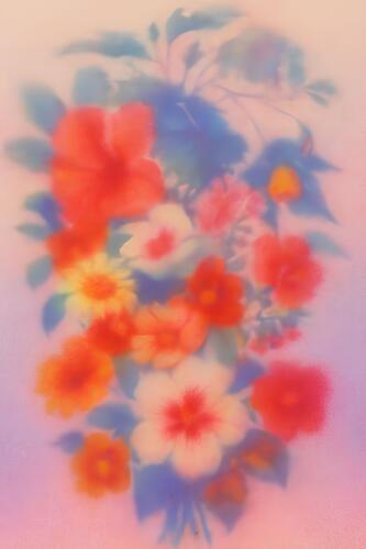 Dreamy Floral Impression Art Print