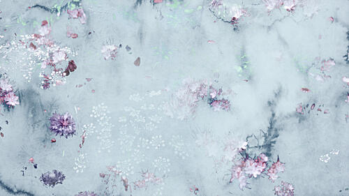 Dreamy Blossom Waters Art Print by Miriam Stayte