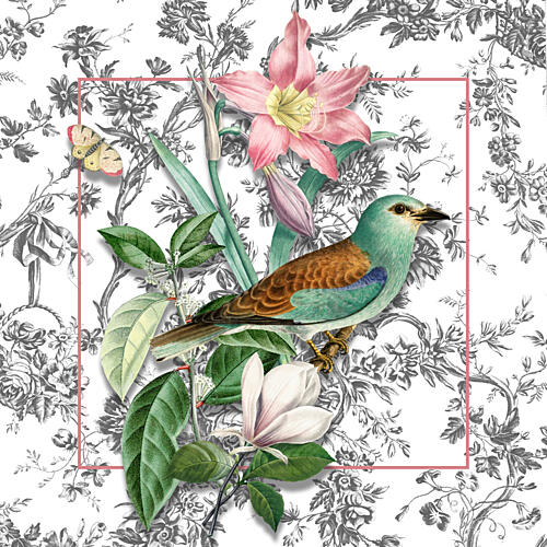 Botanical Roller Garden Art Print