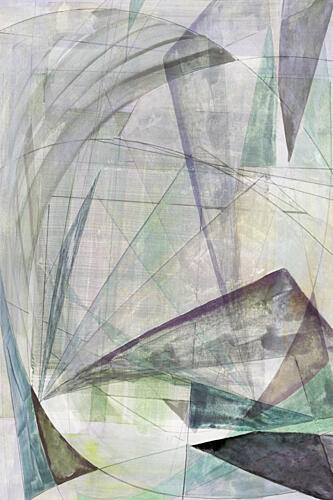 Fractured Ascent Art Print by Cartissi