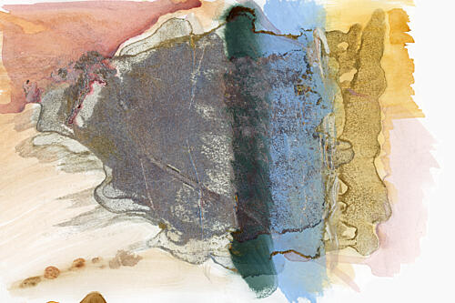 Modern Abstract Shimmer Art Print by Cartissi