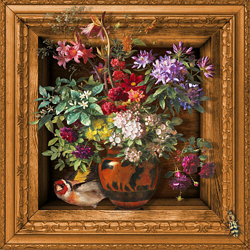 Vibrant Floral Still Life Art Print