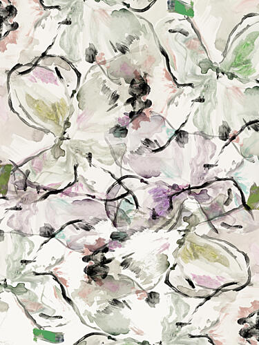 Soft Watercolor Blooms Art Print by Cartissi