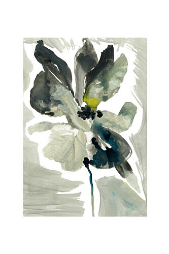 Muted Floral Abstract Art Print