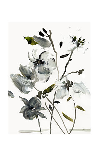 Elegant Abstract Flowers Art Print