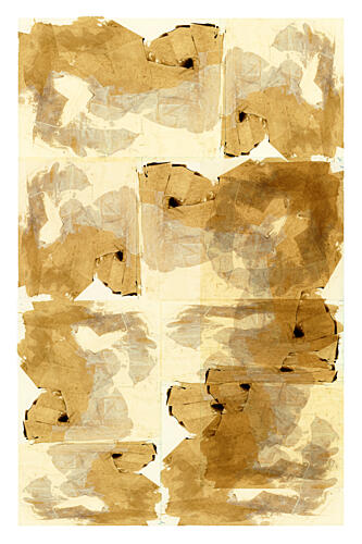 Neutral Organic Collage Art Print by Cartissi