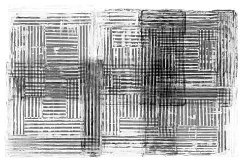 Abstract Linear Grid Art Print by Cartissi