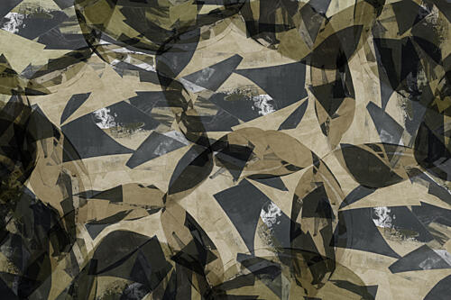 Earthy Abstract Forms Art Print by Cartissi