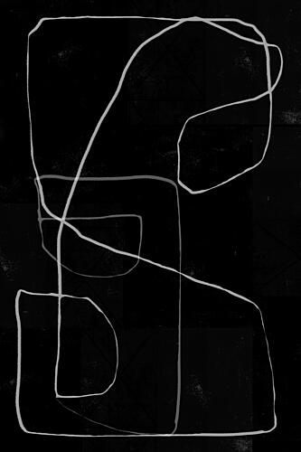 Minimalist Abstract Forms Art Print by Cartissi